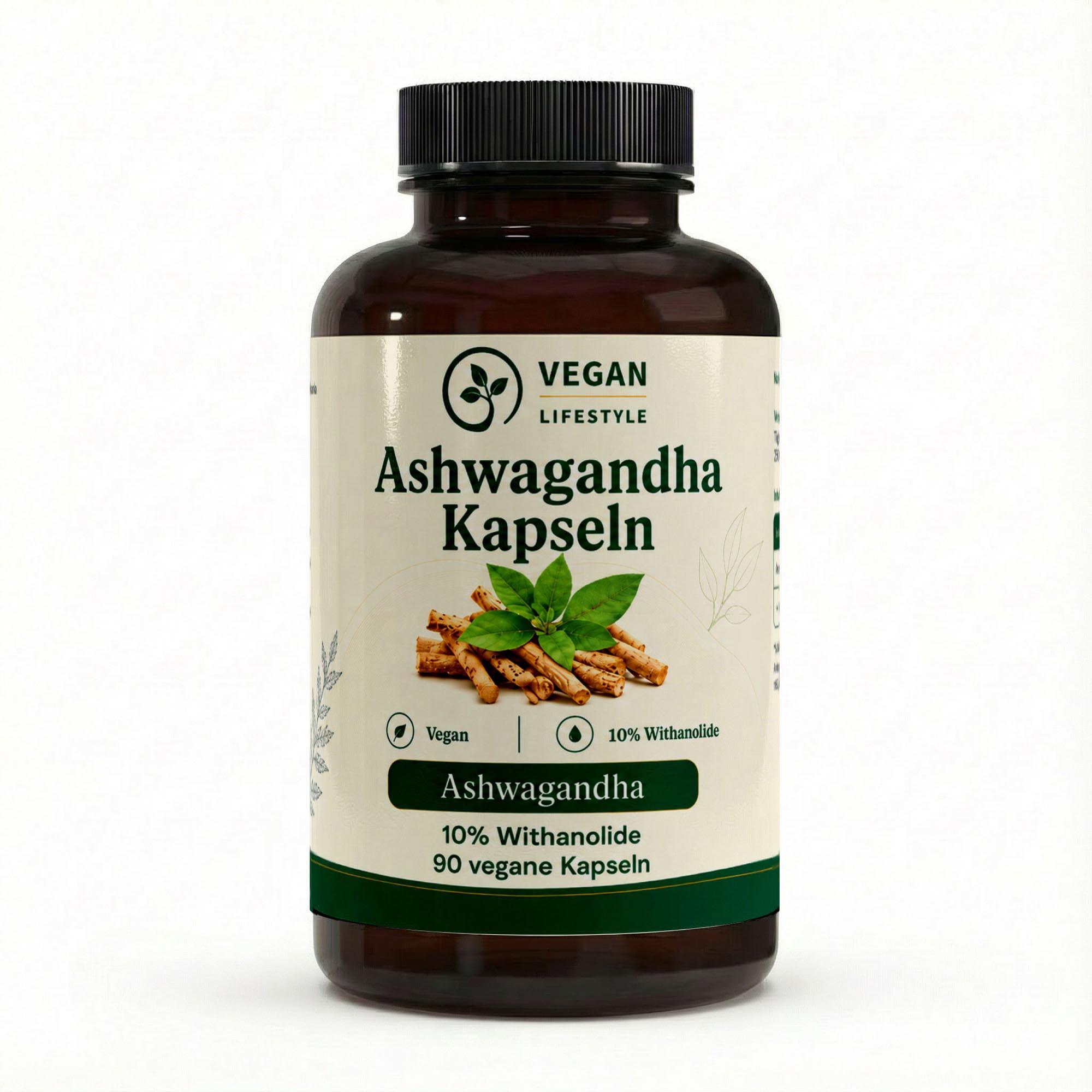 Ashwagandha 10% Withanolide - 90 vegane Kapseln