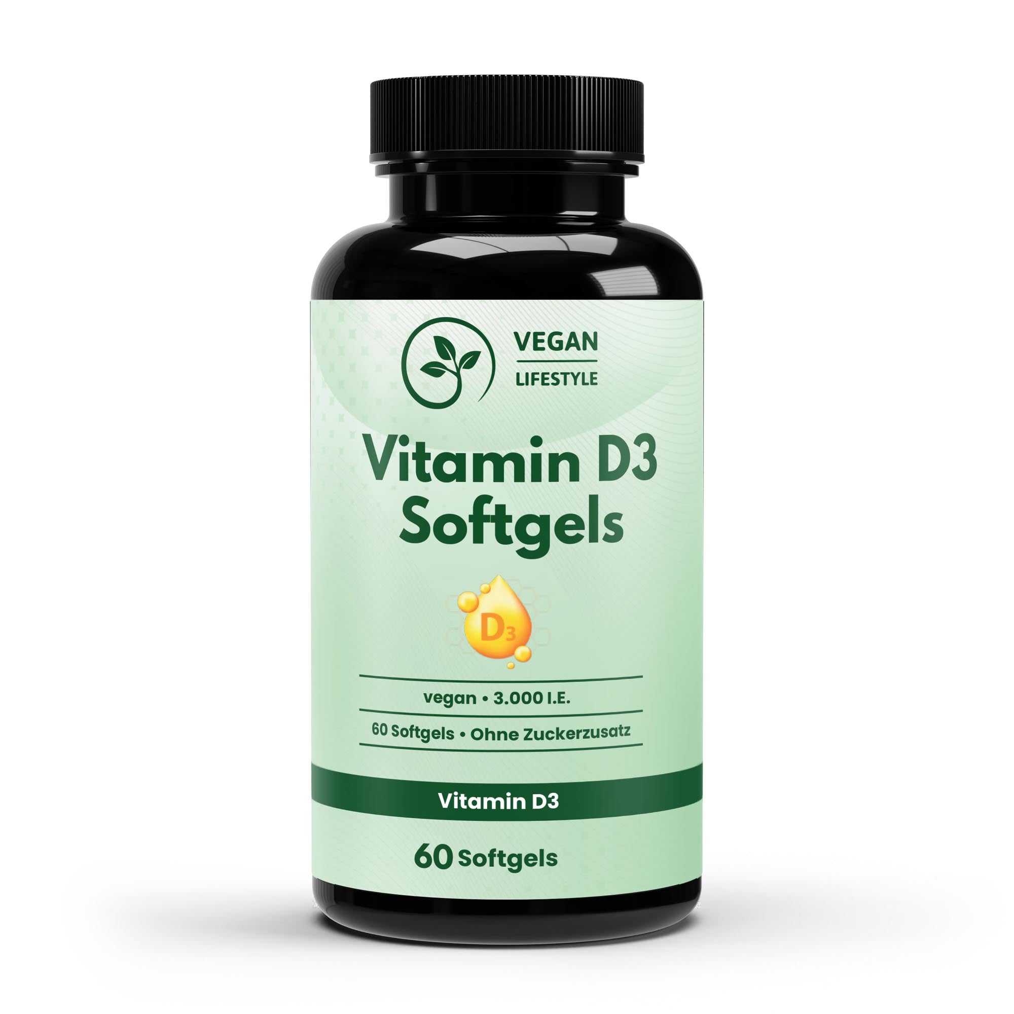 Vitamin D3 3.000 I.E - 60 vegane Softgels