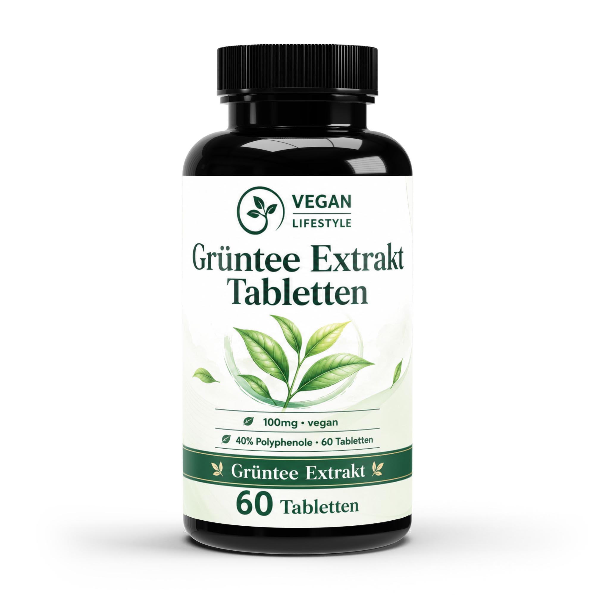 Grüntee Extrakt 40% Polyphenole - 60 Kapseln