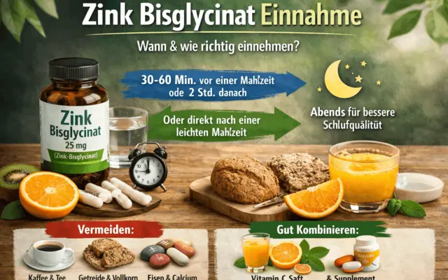 Zink Bisglycinat Einnahme