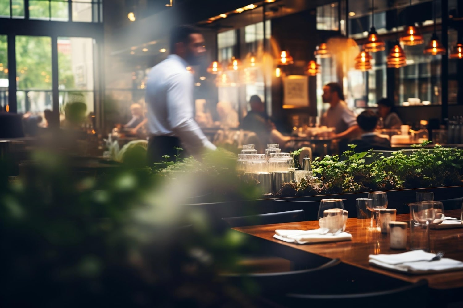 vegan-essen-magdeburg-vegan-lifestyle-restaurnet- kellner-tische