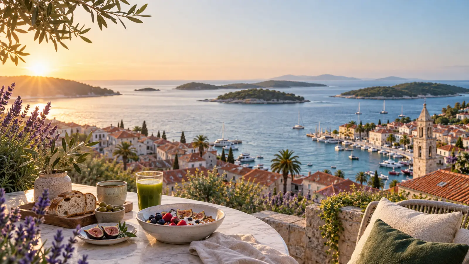 4 veganfreundliche Hotels auf Hvar: Frühstück, Restaurants und Inselorte