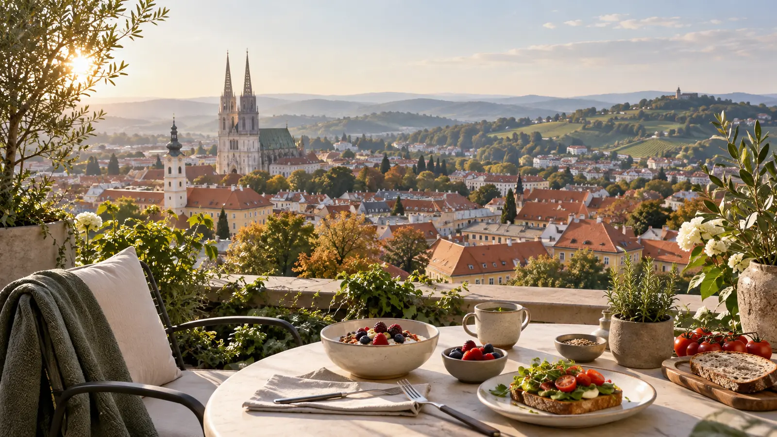 5 Unterkünfte in Zagreb und Zagorje: vegane Angebote für Stadt und Wellness